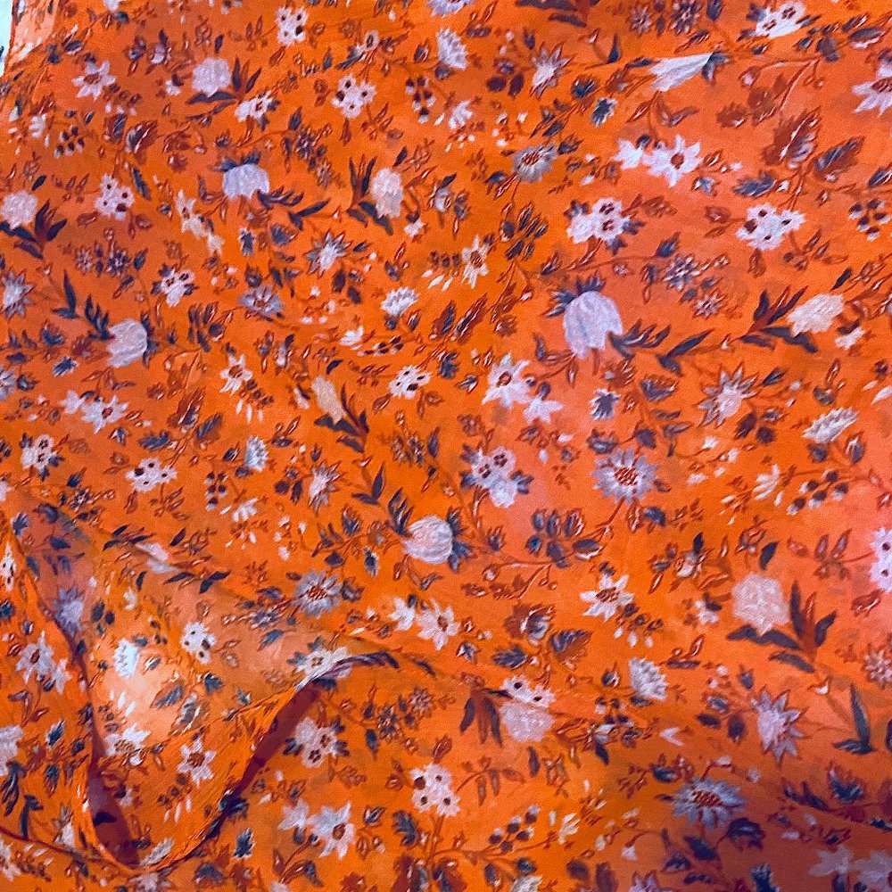 French Connection Maxi Flutter Sleeve Floral Dres… - image 3